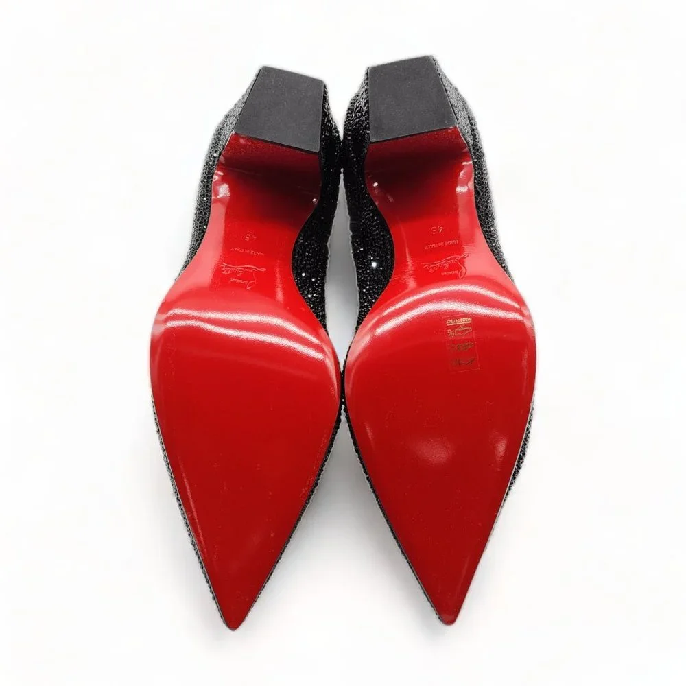 Christian Louboutin Aiglissima 80 Leather Ankle Boots - Picture 8 of 10